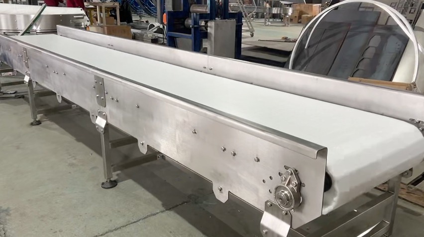 20 ft industrial conveyor belt line